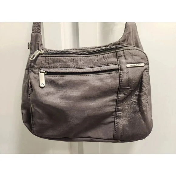 Travelon Exclusive Edition RFID-Blocking Adjustable Crossbody Shoulder Bag - Picture 1 of 11